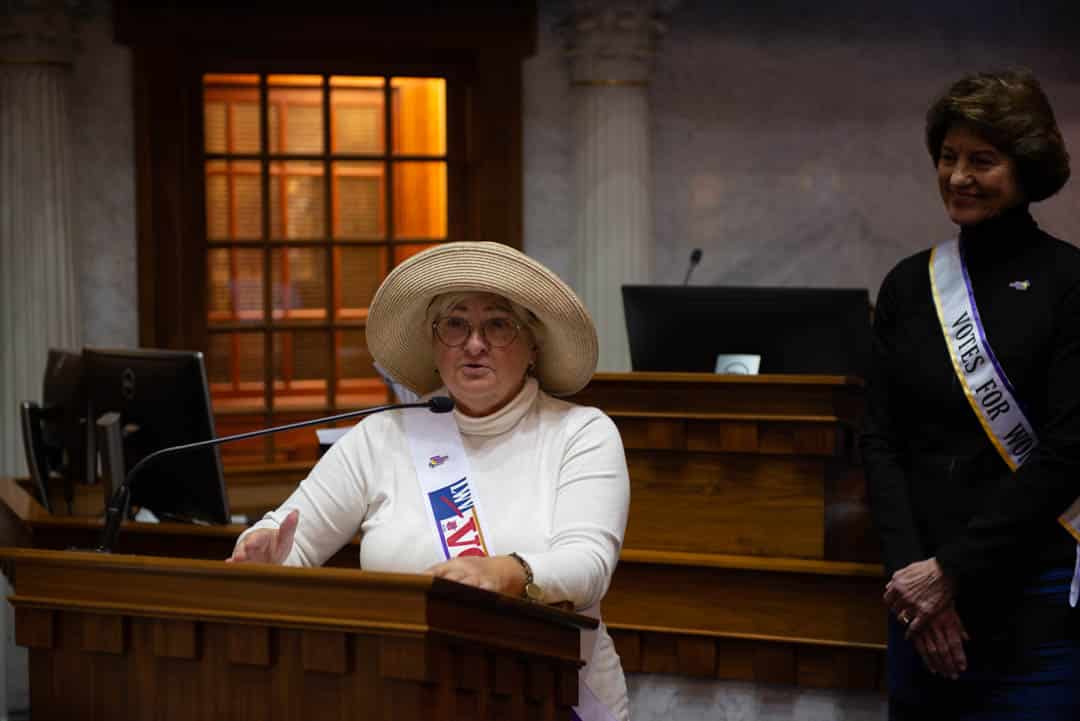 Image: Tallian Speaks on 19th Amendment Centennial