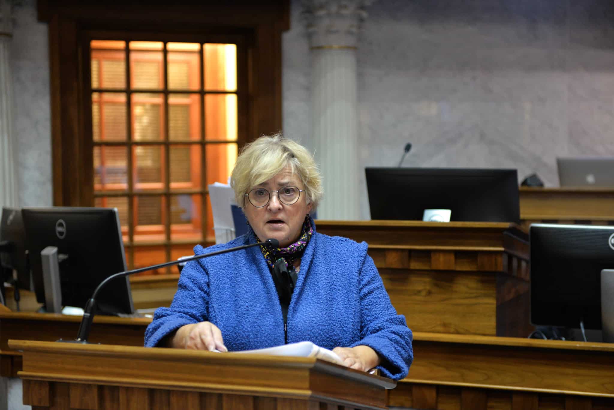 Image: Sen. Tallian comments on FY 2020 Close-Out Report