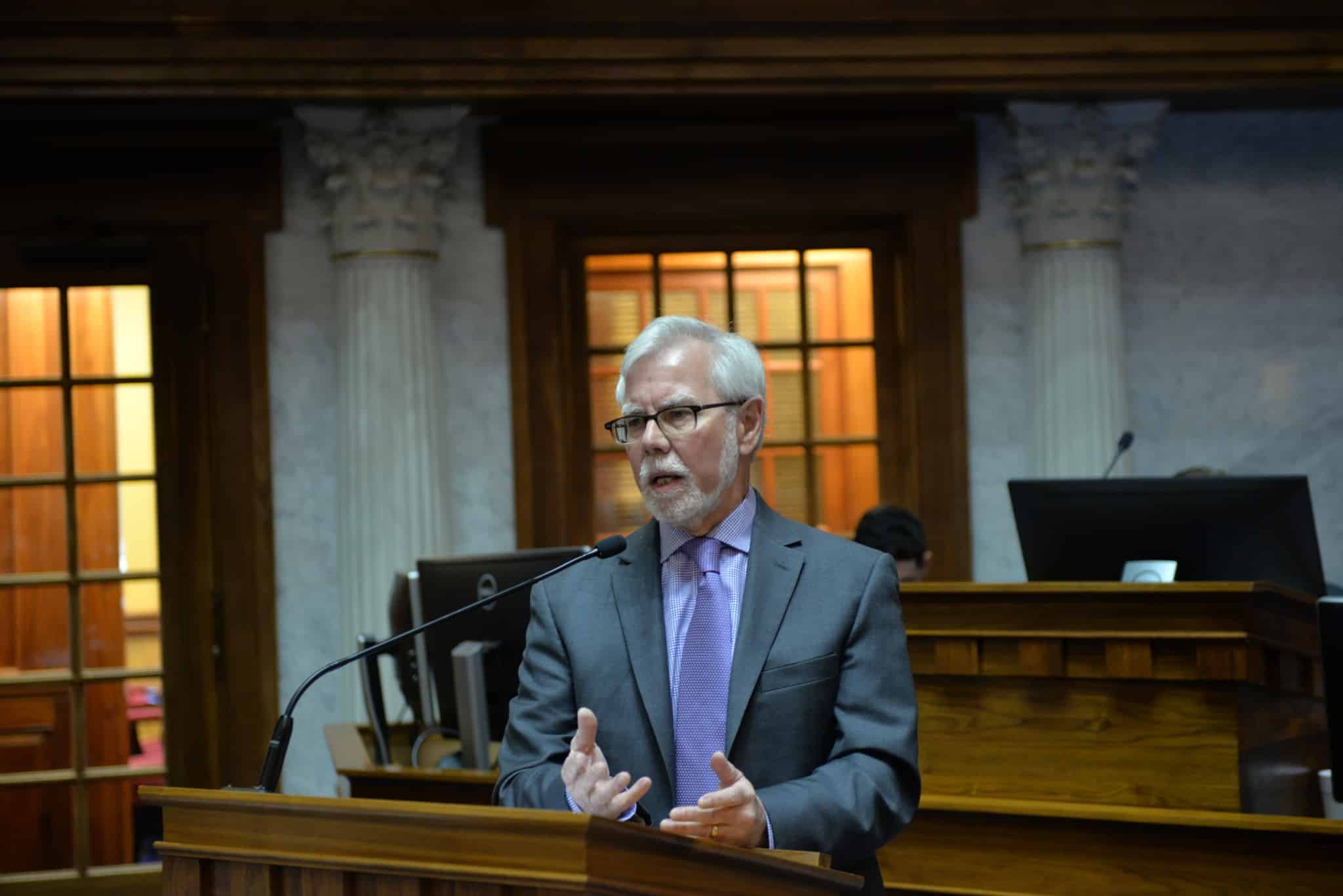 Image: Lanane pushes for mail-in voting for delayed Indiana primary