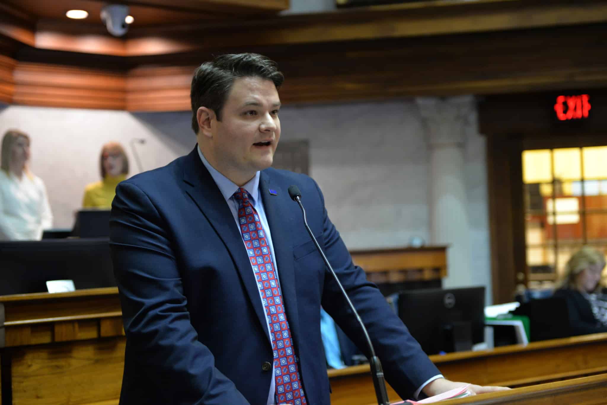 Image: Ford on court striking Indiana voting law