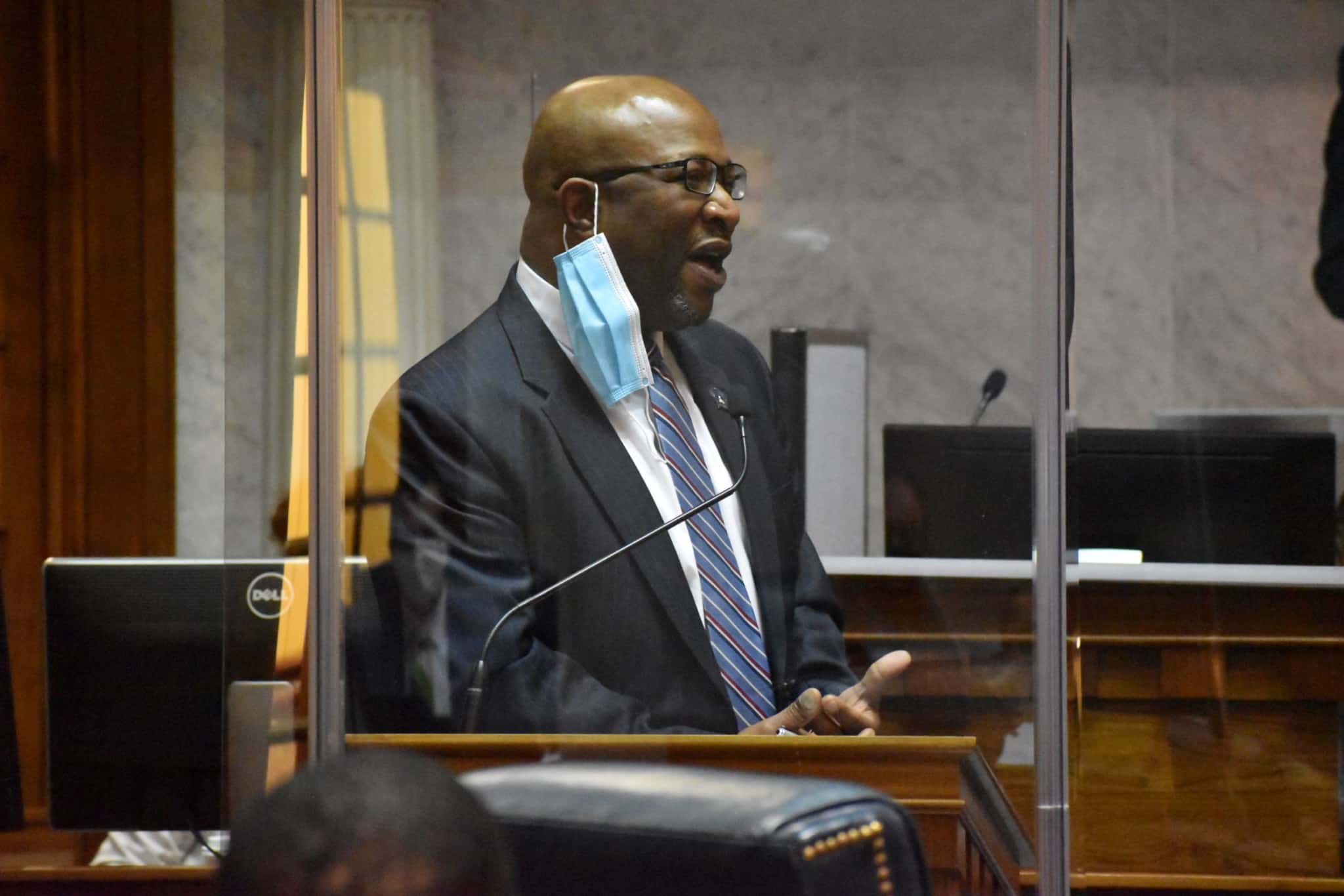 Image: Leader Taylor responds to senate override of governor’s veto