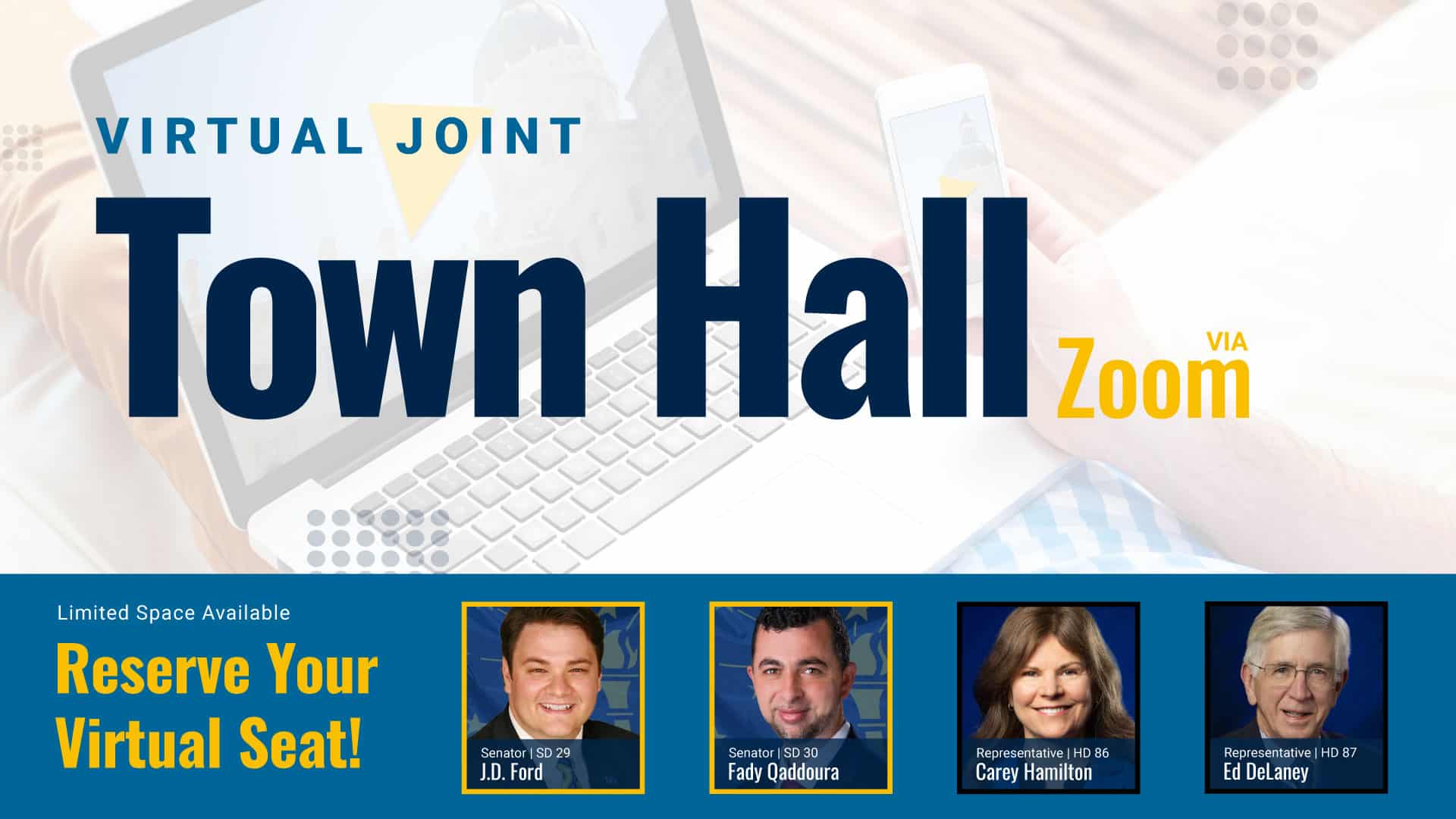 Image: Northern Indianapolis Legislators Hosting Virtual Town Hall