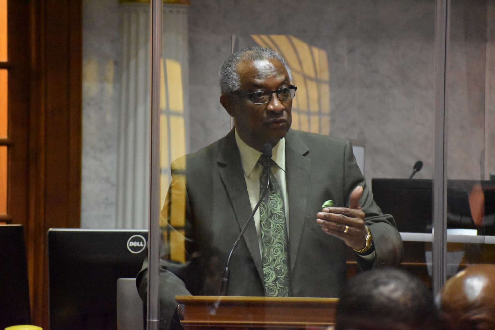 Image: Randolph comments on rejection of amendments to budget bill