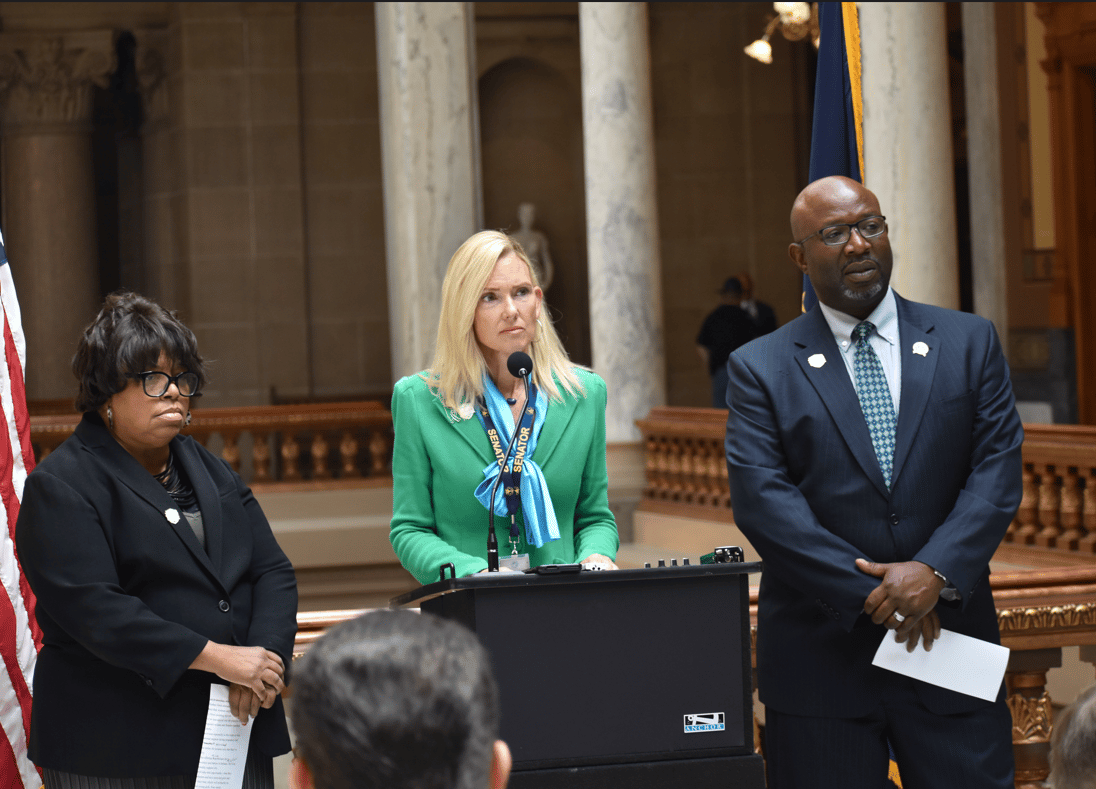 Image: Senate Democrats Hold Press Conference Discussing Amendments to SB 1