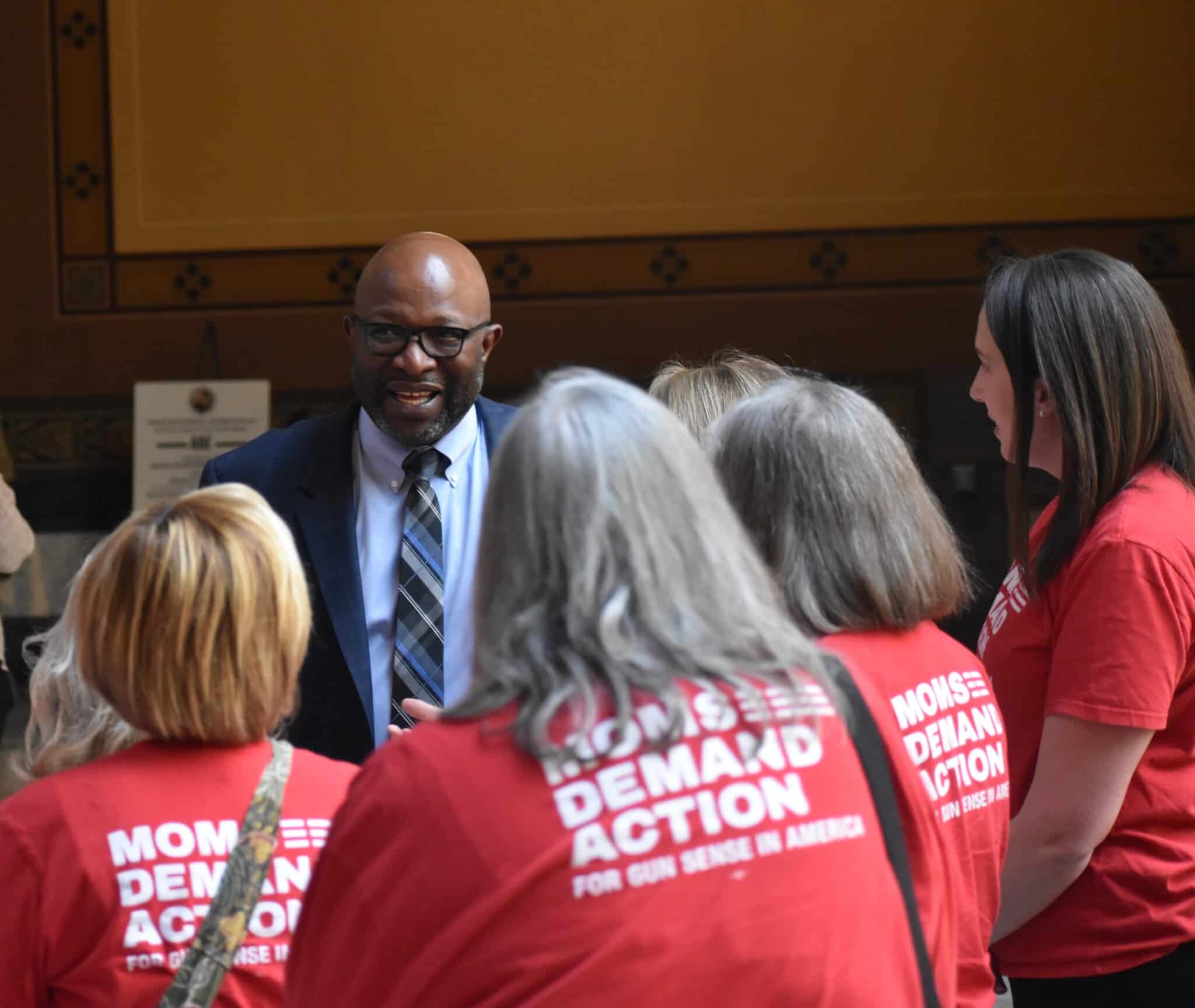 Image: Senate Democrats Honor Moms Demand Action and Students Demand Action On Senate Floor