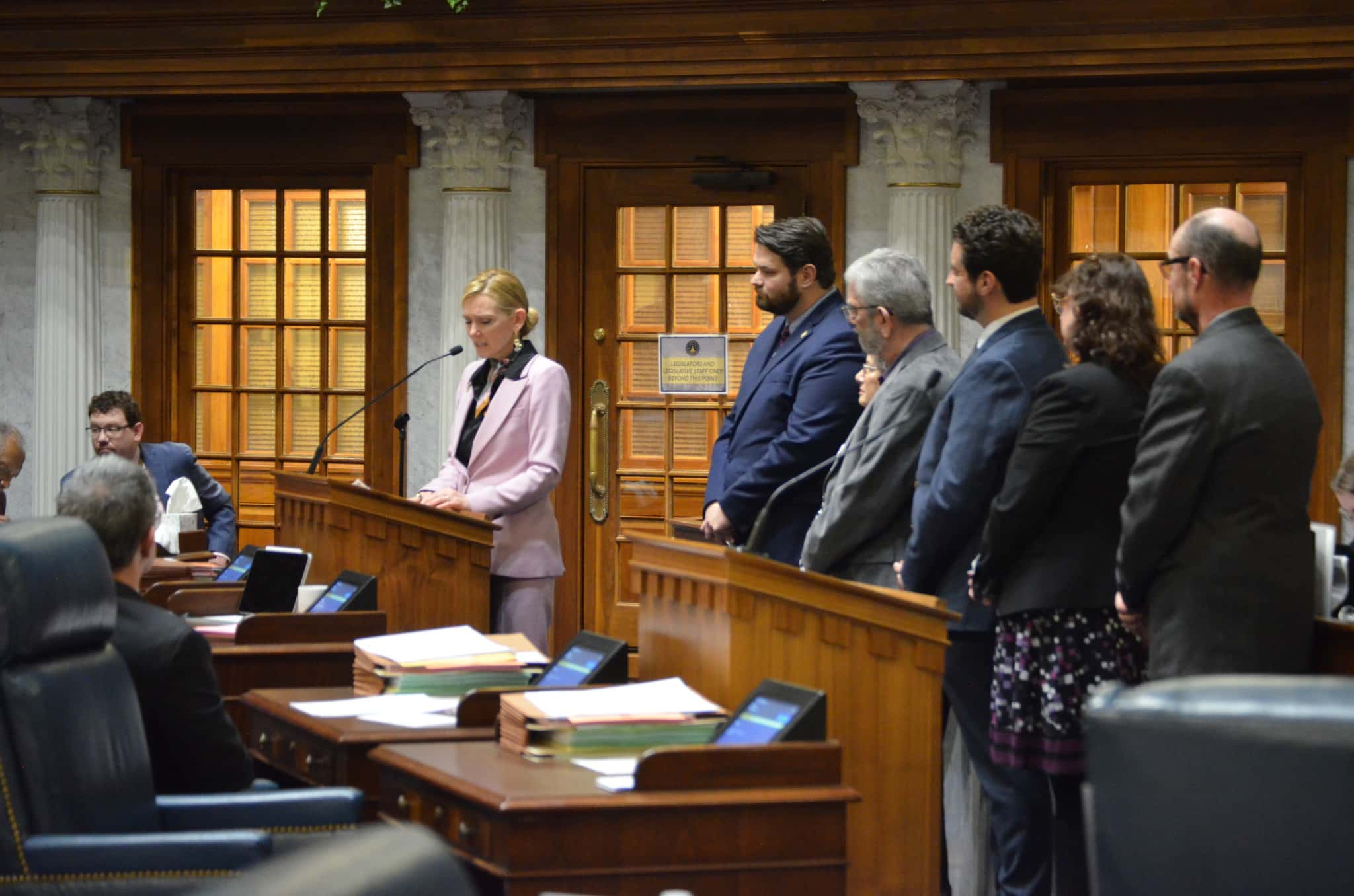 Image: Ford honored with Senate resolution recognizing leadership and service to Hoosiers